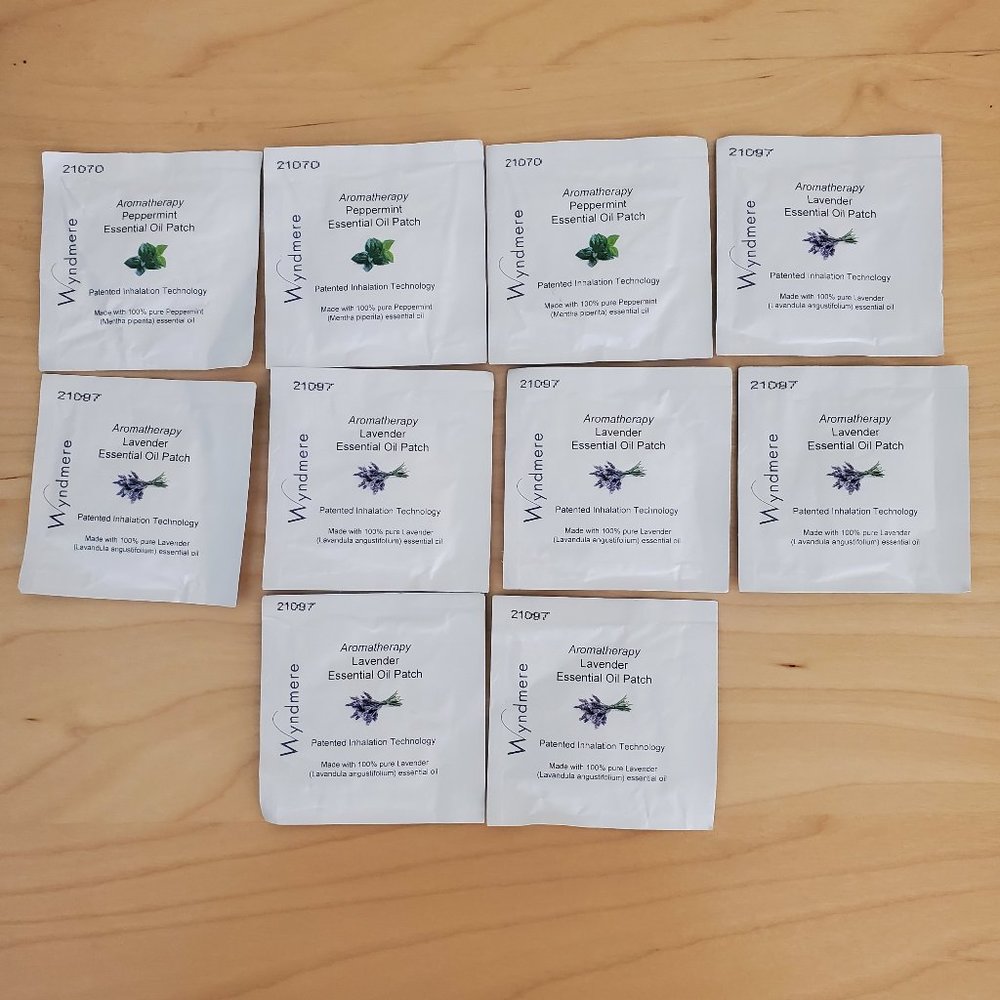 10 Wyndmere Essential Oil Mixed Body Patches Aromatherapy Body Patch